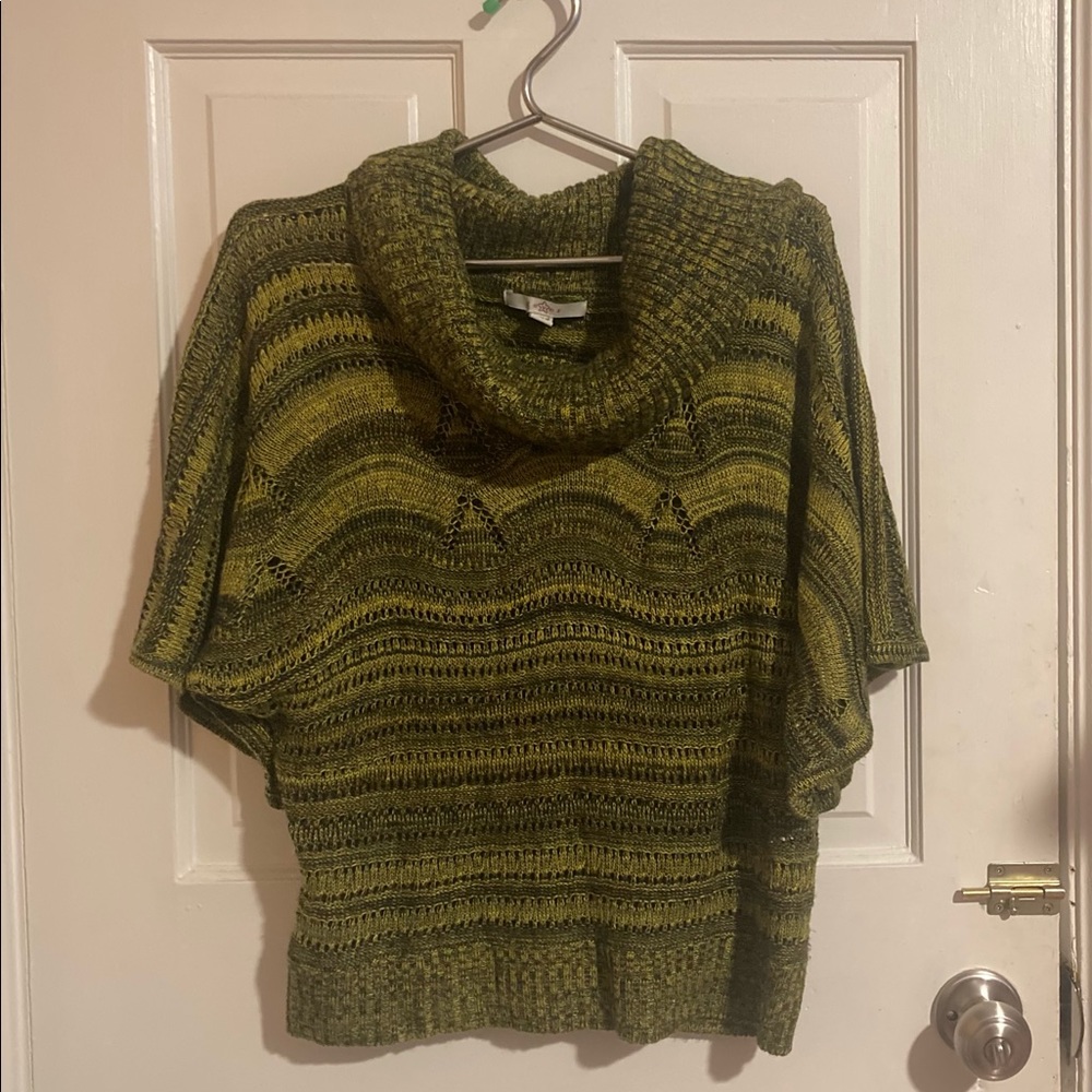 Green knit Vintage Retro Y2K top